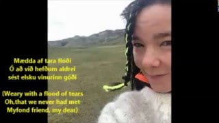 Björk - Vísur Vatnsenda-Rósu (Songs From The Cold Seas 1994 - 1996) (legendado)