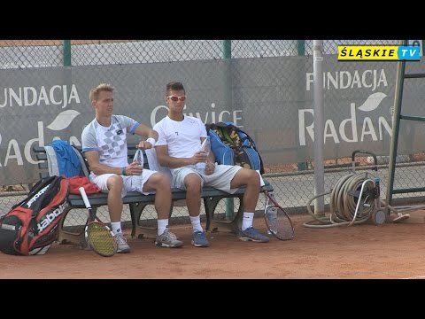 Finał gry podwójnej mężczyzn: Jędruszczak & Zieliński - Gawron & Majchrowicz 5:7; 7:6; 10:3