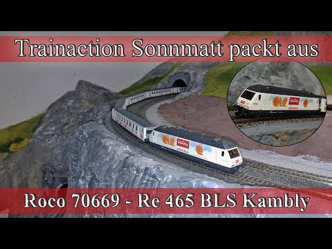 Roco 70669 Re 465 BLS Kambly in DC Sound - Tolles Modell, aber leider mit falscher Verpackung