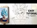 How To Draw Goku Easily How To Draw Anime