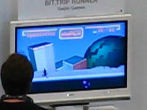 Bit.Trip Runner reconnaissance gameplay footage (GDC 2010)