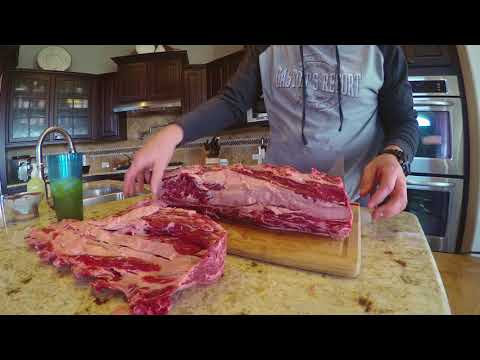 Carving the Ribeye Cap off a Whole Rib Roast...