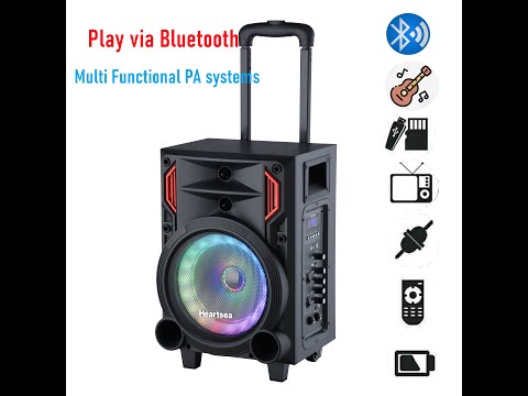 Heartsea HS-8Q Trolley Karaoke Machine System