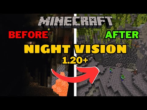 elite redstone - Infinite Night Vision Tutorial | Minecraft Bedrock 1.20+ Addon | #minecraft
