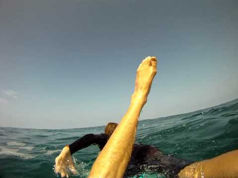 Pro Surfer Laurie Towner GoPro HD fail wipeout