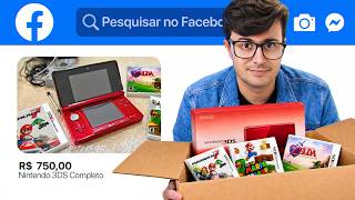 COMPREI um NINTENDO 3DS USADO no MARKETPLACE do FACEBOOK