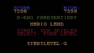 MARIO LAND =+ ATARI XL / XE