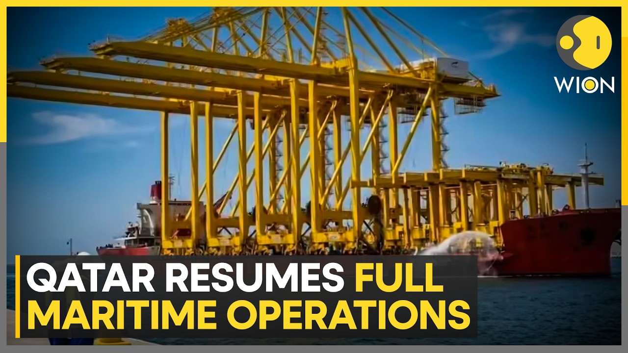 Qatar Reopens Seas: Full Maritime Activity Back in Action | WION News