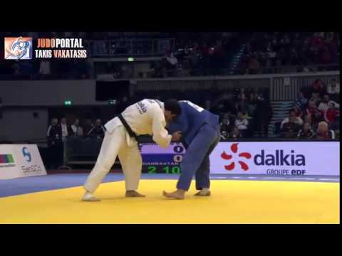 Judo Grand Prix Dusseldorf 2015 -73kg SCVORTOV Victor (UAE) vs. GANBAATAR Odbayar (MGL)