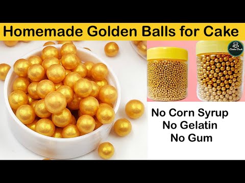 Homemade sugar balls/ sprinkles for cake decoration | Sugar Beads | Christmas cake decoration