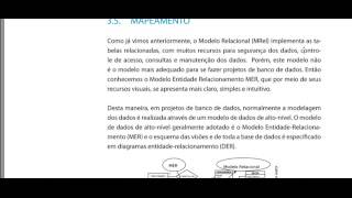 Mapeamento Diagrama Entidade Relacionamento - Modelo Relacional