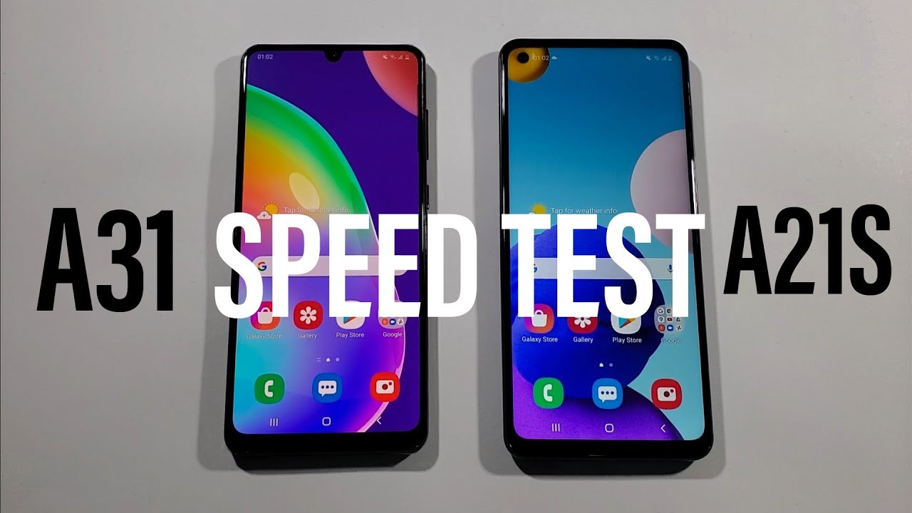 Samsung A31 vs A21S Comparison Speed Test