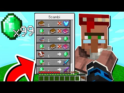 HO TROVATO IL VILLAGER PIÙ FORTUNATO DI MINECRAFT ITA!!