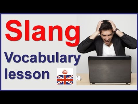 Slang words and expressions in British English