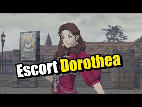 Golden Deer rescue & escort Dorothea (Recruit & Unique Battle Dialogue)