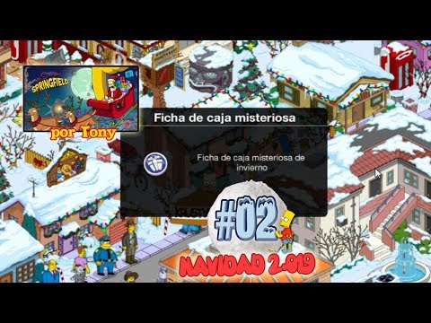 Los Simpson Springfield "Navidad'19: Capítulo 2 - Primera Ficha de Caja Misteriosa de Invierno" Tony