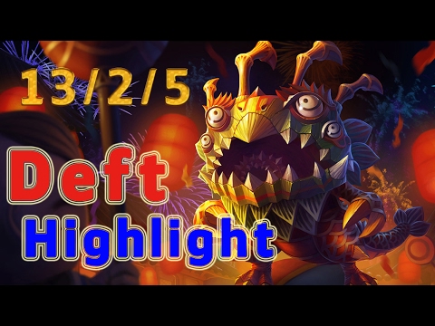 Highlight KT Rolster Deft Kog'Maw ADC vs Jhin Patch 7.3