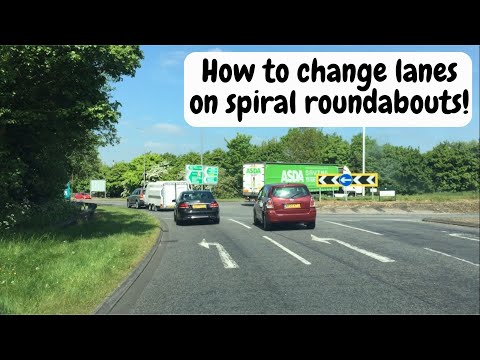 Watch this on Spiral roundabouts.  Understanding and changing lanes | multi lanes