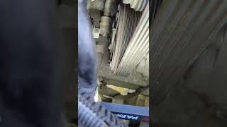 Volvo V70R AC compressor clutch zip tie fix