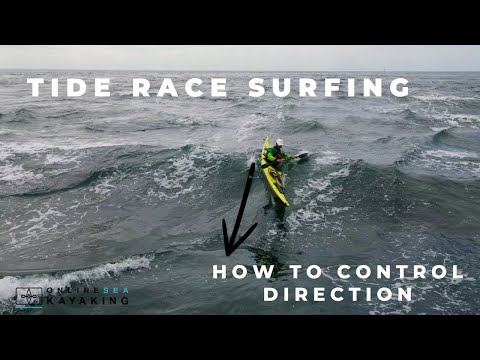 How to control direction in a tide race - Paddling in tide online course