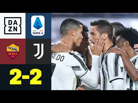 Ronaldo Doppelpack rettet Juve-Punkt!  AS Rom - Juventus  2:2 | Serie A | DAZN
