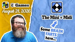 Not so great | NYT Mini and Midi Crossword August 21, 2026