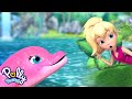 Polly Pocket full episodes | Waterfall games with dolphins  \ Season 19  | Kids Movies | Girls Movie