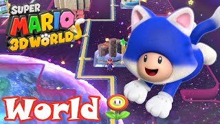 World Flower (World 11) 100% - Super Mario 3D World Play Through
