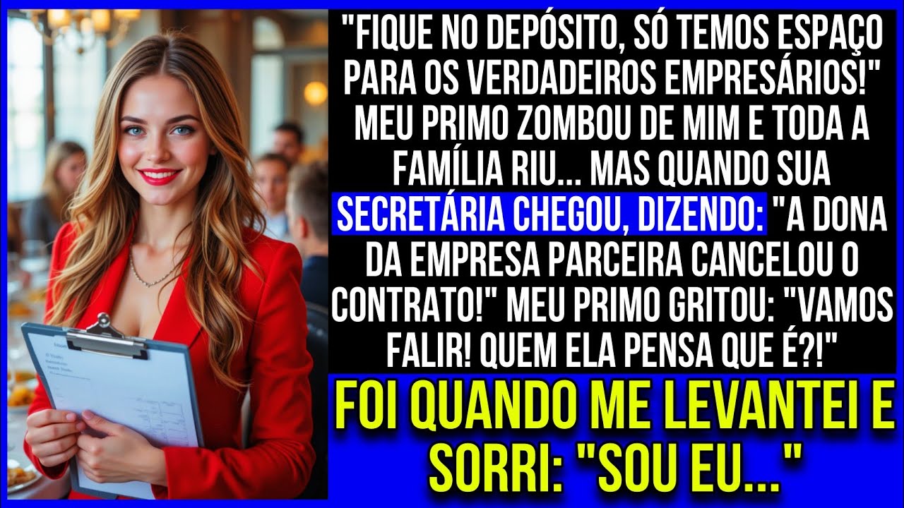 Na reunião, minha família me colocou no depósito — sem saber que eu era o tomador de decisões