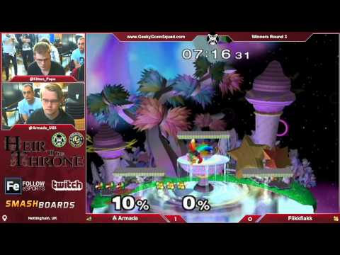 Heir2 - [A]rmada (Falco) Vs. FlikkFlakk (Fox) - Winners Round 3 - Melee