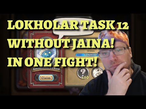 How to Complete Lokholar Task 12 Deal 50 Damage using Snowball (Hearthstone Mercenaries guide)