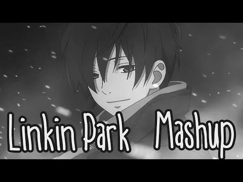 【Nightcore】→ Linkin Park Mashup (animated) || Lyrics