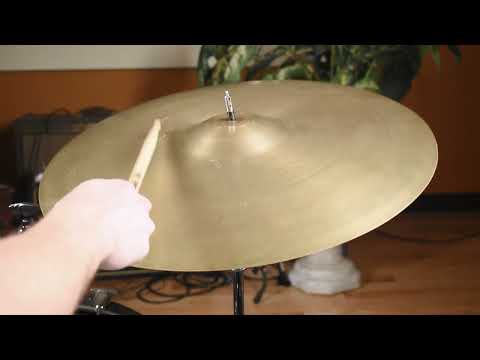 22" Zildjian A 1950s Small Stamp Ride Cymbal 3006g *Video Demo* image 10