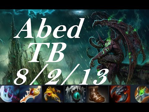 Abed Terrorblade vs Armel Invoker, Phantom Lancer - high level comeback: team work- dota2