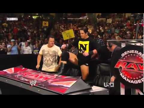 WWE Raw 9 20 10 John Cena VS. Wade Barrett Part 1 2 (HD).flv