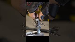 Steel cable, a section of bolt ... PIPE CLEANED! Look ... #shorts #respect #diy