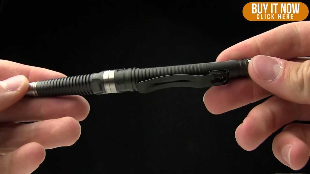 UZI Tactical Defender Pen 8  Kubaton (Black) TACPEN-8