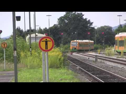 Bahnhof Cham (Oberpfalz) 11.08.2012 mit Regentalbahn-Zug