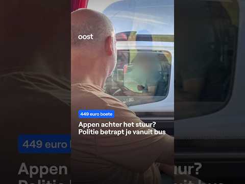 Appen achter het stuur? Vanuit deze bus betrapt de politie je #rtvoost