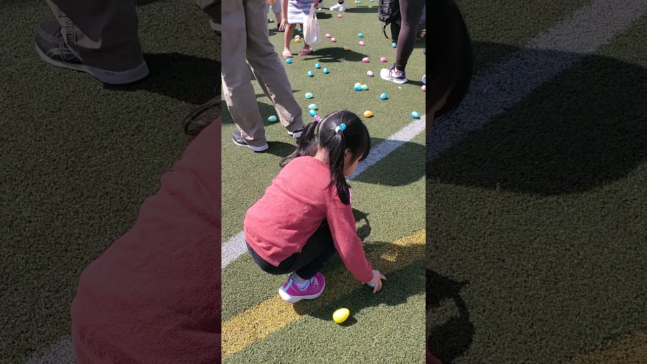 Autumn goes on an Easter egg hunt!! 🐣🥚