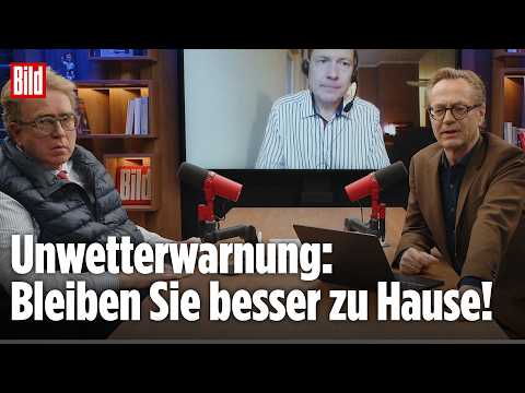 EXTREM-WETTER IN DEUTSCHLAND: Kälte, Stromausfall, Chaos – Wie sicher sind wir? Vertraulich vom 8.1.