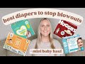 HOW TO PREVENT DIAPER BLOWOUTS Best Diaper Brand Comparison Mini Baby Haul