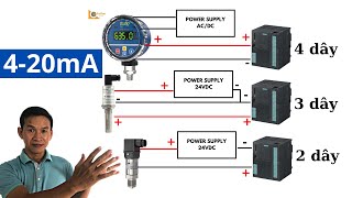 Hiểu đúng về Tín hiệu 4-20mA 2 dây, 3 dây, 4 dây | Cách đấu nối vào PLC