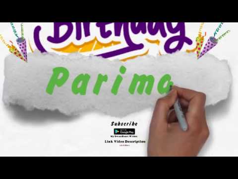 Happy Birthday Parimal