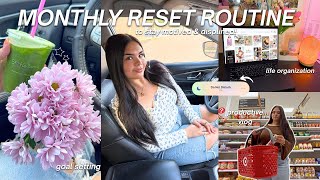 MONTHLY RESET ROUTINE: Productive Habits, Goal Setting, Life Organization & Planning