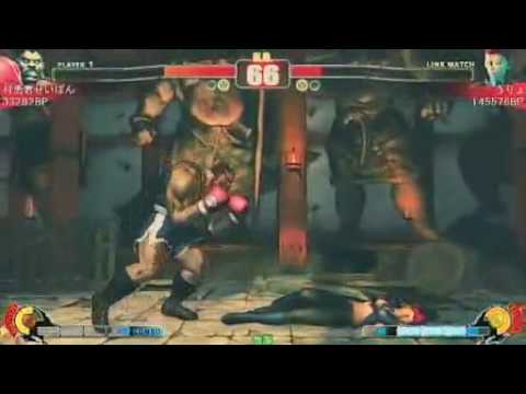 SF4:Guy (Gu),Seibon (Bi),Papaya (Go) vs Uryo (Vi),Efute (Ch),Dogura (Ve)