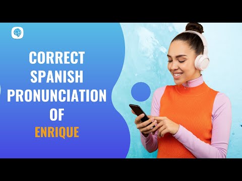 How to pronounce 'Noun' (Enrique) in Spanish? | Spanish Pronunciation