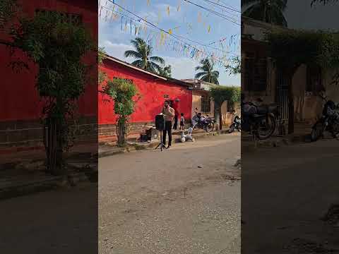 Compartiendo la palabra de Dios en las calles de San Jacinto, Bolívar.