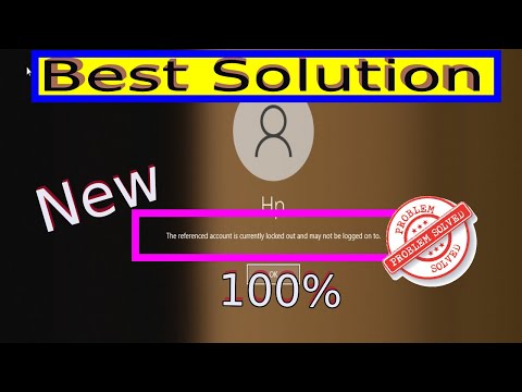 Fix:- the referenced account is currently locked out and may not be logged on to” ✅