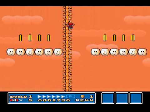 SMB3 for Super Mario All-Stars Custom Level #381 - Bony Desert